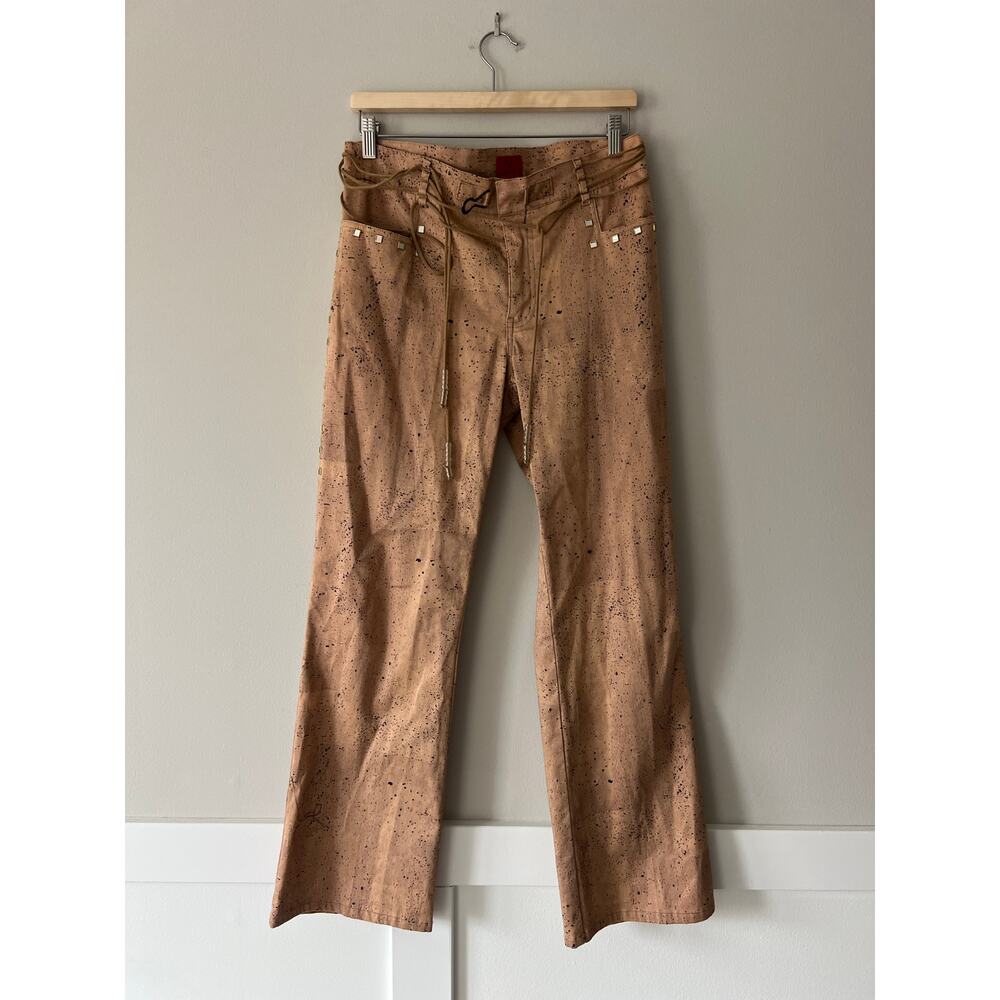 Very Vera Wang Y2K Embellished Women's Flare Pants Size P8